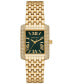 ფოტო #1 პროდუქტის Women's Emery Three-Hand Gold-Tone Stainless Steel Watch 33 x 27mm