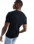 ASOS DESIGN 2 pack muscle fit t-shirt with crew neck in black