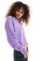 Фото #1 товара Monki knitted polo jumper in purple