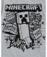 ფოტო #4 პროდუქტის Boys Creeper Skeleton Zombie Enderman Graphic T-Shirt and Mesh Shorts Outfit Set to