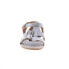 Фото #6 товара Bed Stu Mabely F373038 Womens Gray Leather Hook & Loop Strap Sandals Shoes