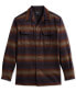 Фото #1 товара Men's Original Standard-Fit Ombré Stripe Button-Down Wool Board Shirt