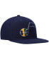 Men's Navy Utah Jazz Ground 2.0 Snapback Hat Синий - фото #2