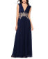 Фото #1 товара Women's Embroidered V-Neck Gown