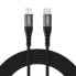 Фото #1 товара Kabel przewód do iPhone USB-C - Lightning MFi 480Mb/s 3A 3m czarny