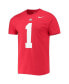 Фото #3 товара Men's Justin Fields Scarlet Ohio State Buckeyes Alumni Name and Number Team T-shirt