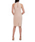 Halter-Neck Sleeveless Sheath Dress