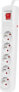 Фото #1 товара Listwa zasilająca Natec Bercy 400 przeciwprzepięciowa 5 gniazd 1.5 m biała (NSP-1719)