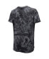 ფოტო #2 პროდუქტის Women's Threads Black Chicago Blackhawks Boyfriend Tie-Dye Tri-Blend T-shirt