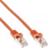 Фото #1 товара InLine Patch Cable SF/UTP Cat.5e orange 0.3m