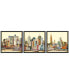 Фото #1 товара New York Skyline ABC Dimensional Collage Framed Graphic Art Under Glass Wall Art, 25" x 25" x 1.4"