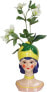 Vase aus Keramik "Lady Lemon" (14,8x11,7x24,5 cm), 1 St