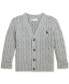 ფოტო #1 პროდუქტის Baby Cotton Cable-Knit Cardigan