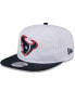 Фото #1 товара Men's White/Navy Houston Texans 2024 NFL Training Camp Golfer Snapback Hat