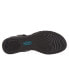 Softwalk Taft S1711-001 Womens Black Leather Strap Sandals Shoes 6