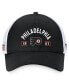 Men's Black/White Philadelphia Flyers Free Kick Trucker Adjustable Hat Черно-белый, OS - фото #3