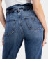 Фото #5 товара Women's Nellie Paperbag-Waist Ankle Jeans