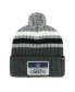 Фото #1 товара Men's Gray Dallas Cowboys Stack Cuffed Knit Hat with Pom