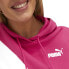 Puma Power Cat Pullover Hoodie Womens Pink Casual Outerwear 67397764