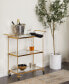 Фото #7 товара Brass Iron Traditional Bar Cart