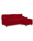 Фото #18 товара Lidia 82" Fabric 2-Pc. Reversible Chaise Sectional Sofa with Storage Ottoman - Custom Colors, Created for Macy's