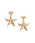 Фото #1 товара Women's Blue Starfish Drop Earrings