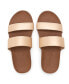 ფოტო #2 პროდუქტის Women’s Zensole Vistas Faux Leather Double Strap Slide Sandals