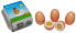 Фото #2 товара Игрушечная еда и посуда Tanner Яйца для разделки из дерева с начинкой из 4 деревянных яиц. С застежками-липучками. С 3-х лет.