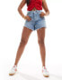 HUGO RED denim shorts in light wash Hell/Pastellblau, W26 - фото #5