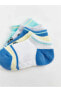 LCW baby Baskılı Erkek Bebek Patik Çorap 5'li