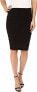 La made 163845 Women's High Waisted Black Pencil Skirt Size M