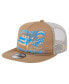 ფოტო #1 პროდუქტის Men's Tan Los Angeles Chargers Meet Me 9FIFTY Snapback Hat