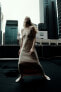 Фото #4 товара Платье-комбинация с прозрачными бусинами ZARA