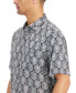 Men's Veracruz Cay Monstera Printed Button-Down Shirt