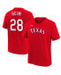 ფოტო #1 პროდუქტის Youth Jonah Heim Red Texas Rangers Name Number T-Shirt