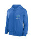 Women's Blue Detroit Lions Script Lock Full-Zip Hoodie