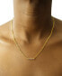 Diamond Bar 18" Pendant Necklace (1/6 ct. t.w.) in Gold Vermeil, Created for Macy's