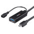 Фото #3 товара Lindy 43352 - USB 3.2 Gen 1 (3.1 Gen 1) Type-C - USB 3.2 Gen 1 (3.1 Gen 1) Type-A - 5000 Mbit/s - Black - Acrylonitrile butadiene styrene (ABS) - Nickel