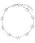 ფოტო #1 პროდუქტის Cubic Zirconia X Chain Bracelet in Sterling Silver or 14k Gold-Plated Sterling Silver