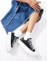 Фото #1 товара Converse Lift Ox cherry trainers in black