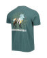 Фото #4 товара Men's Green Colorado State Rams Mascot Scenery Comfort Color T-shirt