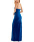 ფოტო #7 პროდუქტის Juniors' High-Slit Gown