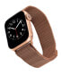 Фото #1 товара Rose Gold-Tone Stainless Steel Mesh Band Compatible with 38/40/41mm Apple Watch
