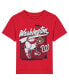 ფოტო #2 პროდუქტის Toddler Boys and Girls Red Washington Nationals On the Fence T-shirt