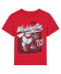 Toddler Boys and Girls Red Washington Nationals On the Fence T-shirt