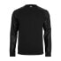 URBAN CLASSICS Raglan Leather Imitation Crew T-shirt