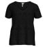 OBJECT Feodora short sleeve v neck T-shirt