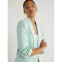 Фото #4 товара Scoop Relaxed Fit 3/4 Scrunch Sleeve Blazer Women's XXL (20) Light Green