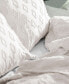 Фото #3 товара Gemma 3 Piece Textured Duvet Cover and Sham Set, Full/Queen