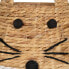 Фото #2 товара Корзина кот Белый Чёрный Бежевый Натуральное волокно 41 x 41 x 38 cm